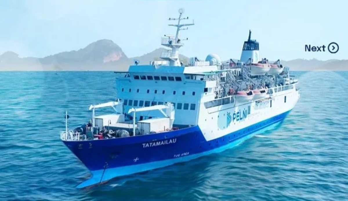 Jadwal Kapal Pelni KM Tatamailau Tanggal 15-29 Juli 2025