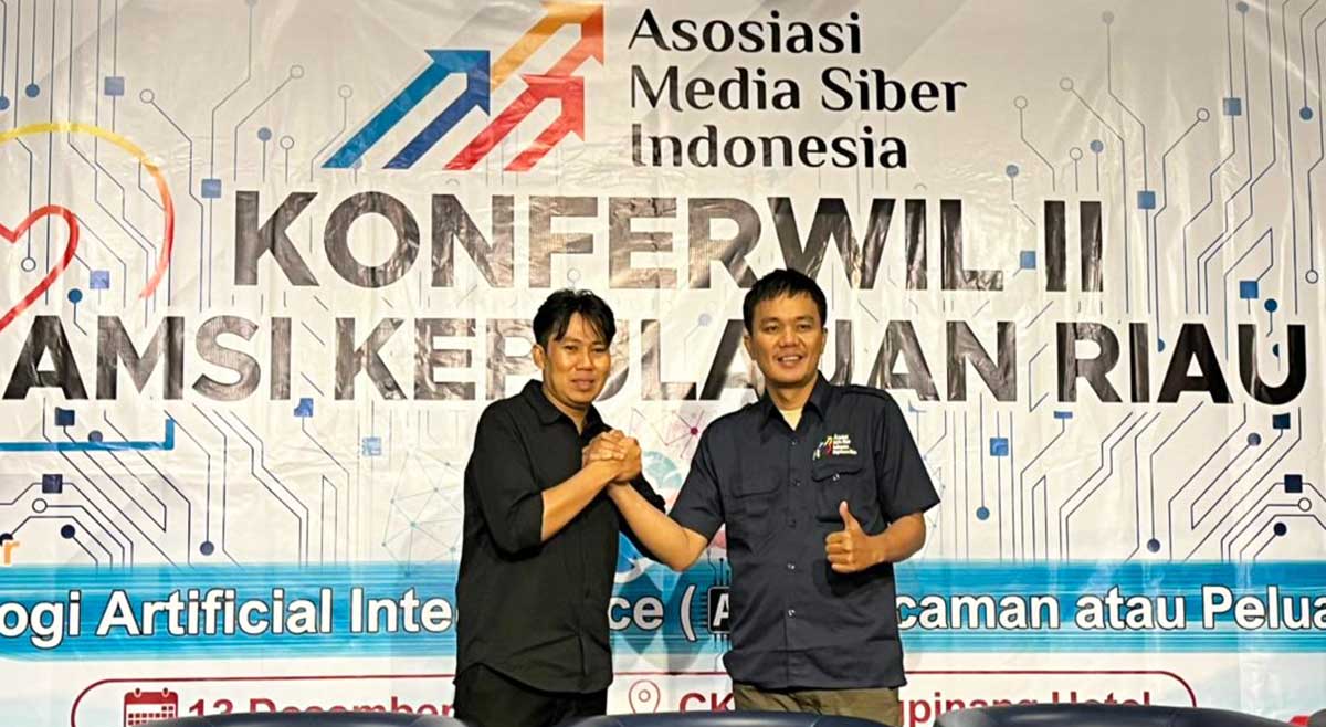 Jailani dan Muhammad Bunga Ashab Terpilih Pimpin AMSI Kepri Periode 2025–2028