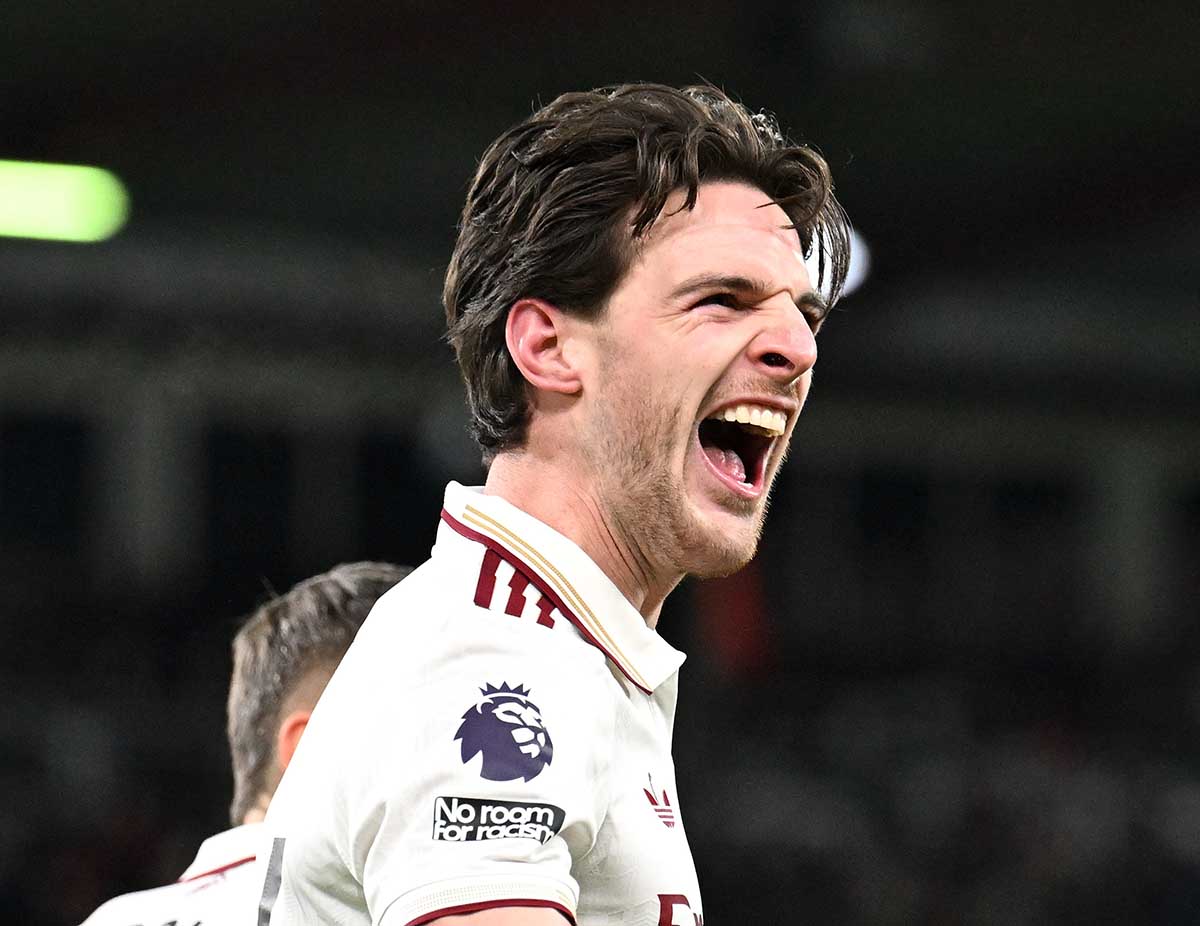 Declan Rice Antar Arsenal Kukuh di Puncak Klasemen Liga Inggris