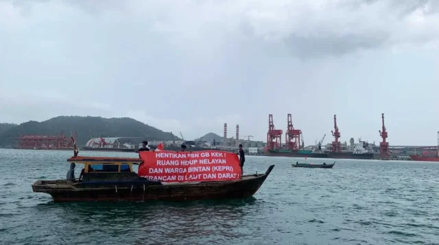 Nelayan Bintan Pesisir Suarakan Penolakan Kawasan Industri di Pulau Poto