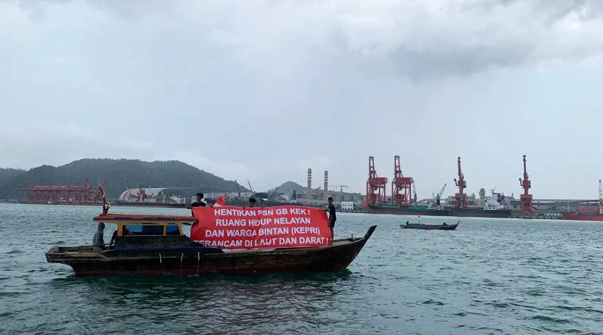 Nelayan Bintan Pesisir Suarakan Penolakan Kawasan Industri di Pulau Poto
