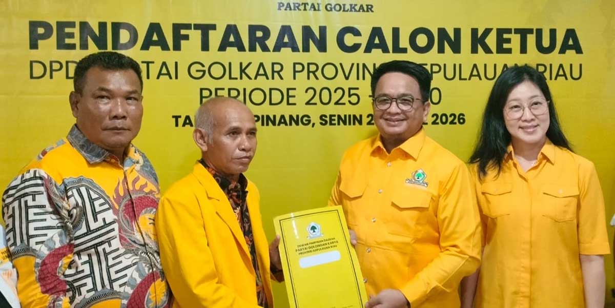 Maju Jadi Bakal Calon Ketua DPD I Partai Golkar Kepri, Ini 3 Prioritas Ade Angga