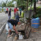 Drainase Tersumbat Sampah, Warga Kampung di Tanjungpinang Turun Tangan